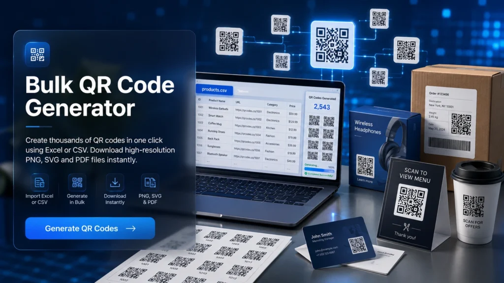 Bulk QR code